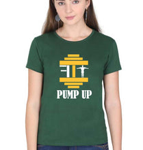 Load image into Gallery viewer, Fit Gym T-Shirt for Women-Dark Green-Ektarfa.online
