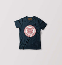 Load image into Gallery viewer, Cornell University Kids T-Shirt for Boy/Girl-Petrol Blue-Ektarfa.online
