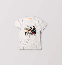 Load image into Gallery viewer, Demon Slayer Kids T-Shirt for Boy/Girl-White-Ektarfa.online
