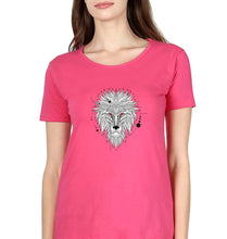 Load image into Gallery viewer, Lion T-Shirt for Women-Pink-Ektarfa.online
