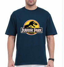 Load image into Gallery viewer, Jurassic Park Oversized T-Shirt for Men-Petrol Blue-Ektarfa.online
