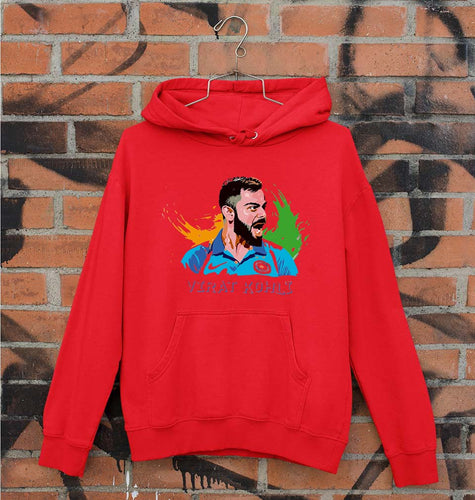 Virat Kohli Unisex Hoodie for Men/Women-RED-Ektarfa.online