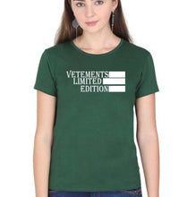 Load image into Gallery viewer, Vetements T-Shirt for Women-Dark Green-Ektarfa.online
