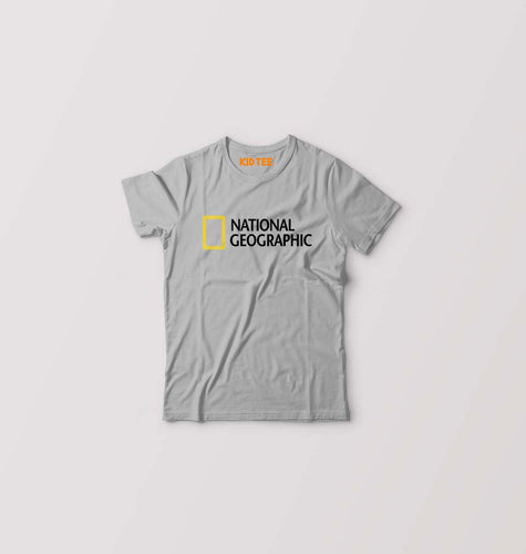 National geographic Kids T-Shirt for Boy/Girl-Grey-Ektarfa.online