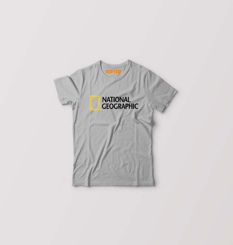 National geographic Kids T-Shirt for Boy/Girl-Grey-Ektarfa.online