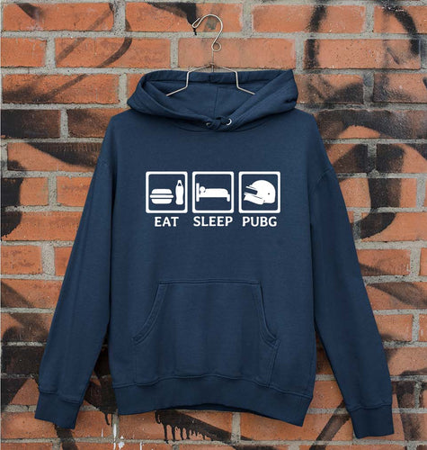PUBG Eat Sleep Pubg Unisex Hoodie for Men/Women-Navy Blue-Ektarfa.online