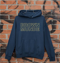 Load image into Gallery viewer, BROWN MUNDE Unisex Hoodie for Men/Women-Navy Blue-Ektarfa.online
