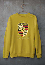Load image into Gallery viewer, Porsche Logo Unisex Sweatshirt for Men/Women-Mustard Yellow-Ektarfa.online
