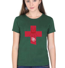 Load image into Gallery viewer, Daredevil T-Shirt for Women-Dark Green-Ektarfa.online
