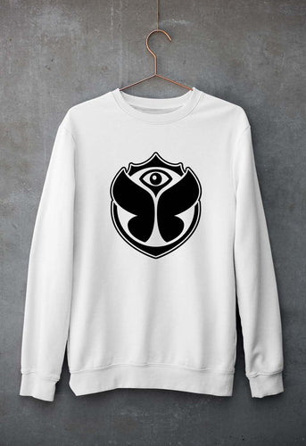 Tomorrowland Unisex Sweatshirt for Men/Women-S(40 Inches)-White-Ektarfa.online