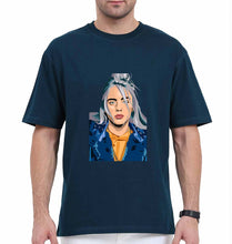 Load image into Gallery viewer, Billie Eilish Oversized T-Shirt for Men-Petrol Blue-Ektarfa.online
