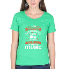 Load image into Gallery viewer, Music T-Shirt for Women-flag green-Ektarfa.online
