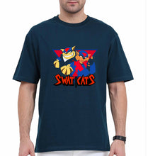 Load image into Gallery viewer, Swat Kats Oversized T-Shirt for Men-Petrol Blue-Ektarfa.online
