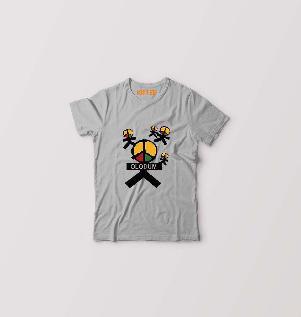 Olodum Kids T-Shirt for Boy/Girl-Grey-Ektarfa.online