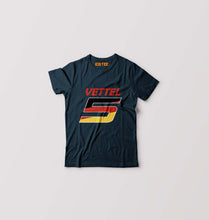 Load image into Gallery viewer, Sebastian Vettel F1 T-Shirt for Boy/Girl-Petrol Blue-Ektarfa.online
