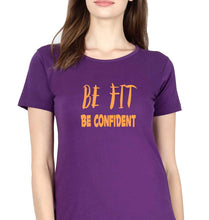 Load image into Gallery viewer, Gym Fit T-Shirt for Women-Purple-Ektarfa.online
