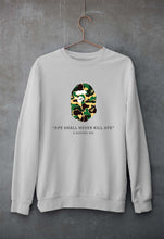 Load image into Gallery viewer, A Bathing Ape Unisex Sweatshirt for Men/Women-Grey Melange-Ektarfa.online
