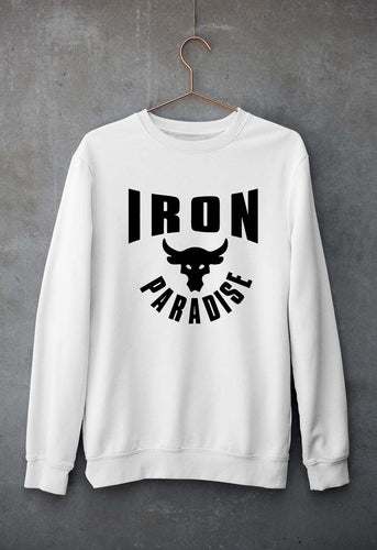 Iron Paradise Unisex Sweatshirt for Men/Women-White-Ektarfa.online