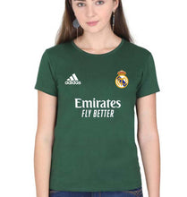 Load image into Gallery viewer, Real Madrid 2021-22 T-Shirt for Women-Dark Green-Ektarfa.online
