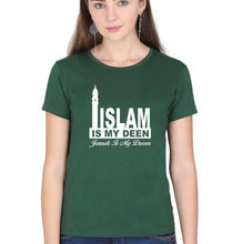 Load image into Gallery viewer, Islam T-Shirt for Women-Dark Green-Ektarfa.online
