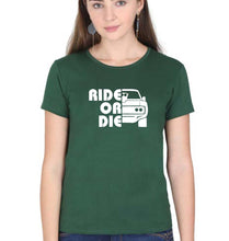 Load image into Gallery viewer, Fast &amp; Furious Ride or Die T-Shirt for Women-Dark Green-Ektarfa.online
