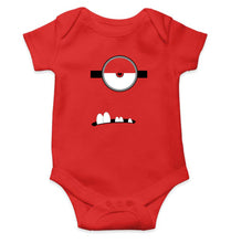 Load image into Gallery viewer, Minion Single Eye &amp; Teeth Kids Romper For Baby Boy/Girl-0-5 Months(18 Inches)-RED-Ektarfa.online
