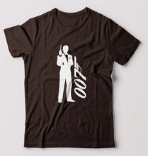 Load image into Gallery viewer, James Bond (007) T-Shirt for Men-Coffee Brown-Ektarfa.online

