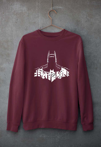 Batman Superhero Unisex Sweatshirt for Men/Women-Maroon-Ektarfa.online