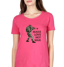 Load image into Gallery viewer, Guns N&#39; Roses Make Love Not War T-Shirt for Women-Pink-Ektarfa.online
