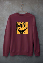 Load image into Gallery viewer, Keith Haring Funny Unisex Sweatshirt for Men/Women-Maroon-Ektarfa.online

