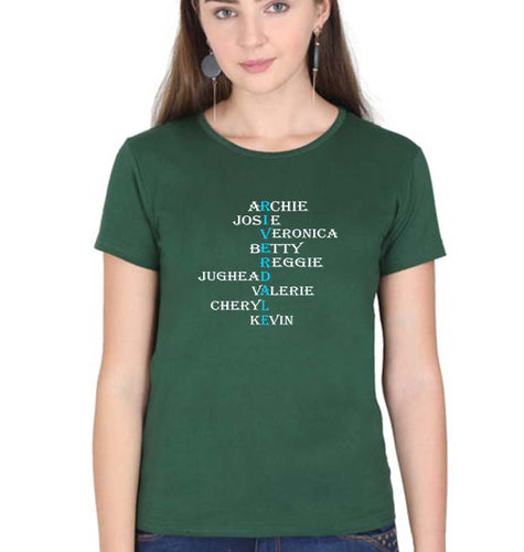 Riverdale T-Shirt for Women-Dark Green-Ektarfa.online