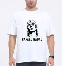 Load image into Gallery viewer, Rafael Nadal (RAFA) Oversized T-Shirt for Men-White-Ektarfa.online
