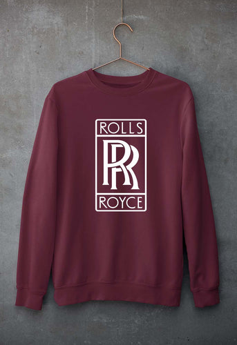 Rolls Royce Unisex Sweatshirt for Men/Women-Maroon-Ektarfa.online