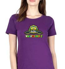 Load image into Gallery viewer, Valentino Rossi(VR 46) T-Shirt for Women-Purple-Ektarfa.online
