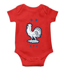 Load image into Gallery viewer, France Football Kids Romper For Baby Boy/Girl-Red-Ektarfa.online
