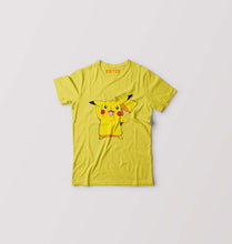 Load image into Gallery viewer, Pikachu Kids T-Shirt for Boy/Girl-Yellow-Ektarfa.online
