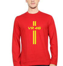 Load image into Gallery viewer, Valentino Rossi(VR 46) Full Sleeves T-Shirt for Men-Red-Ektarfa.online
