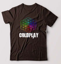 Load image into Gallery viewer, Coldplay T-Shirt for Men-Coffee Brown-Ektarfa.online
