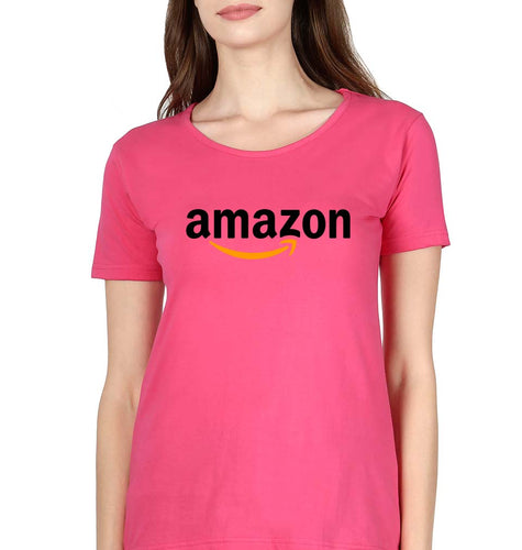 Amazon T-Shirt for Women-Pink-Ektarfa.online