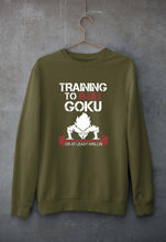 Load image into Gallery viewer, Goku Gym Unisex Sweatshirt for Men/Women-Olive Green-Ektarfa.online

