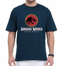 Load image into Gallery viewer, Jurassic World Oversized T-Shirt for Men-Petrol Blue-Ektarfa.online
