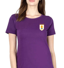 Load image into Gallery viewer, Uruguay Football T-Shirt for Women-Purple-Ektarfa.online
