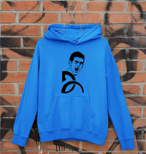 Novak Djokovic Unisex Hoodie for Men/Women-Royal Blue-Ektarfa.online