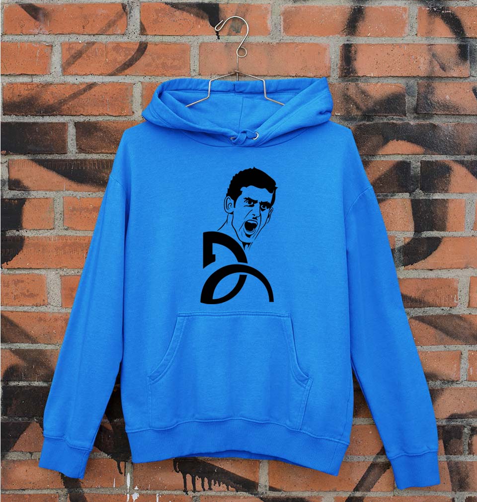 Novak Djokovic Unisex Hoodie for Men/Women-Royal Blue-Ektarfa.online