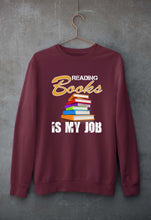 Load image into Gallery viewer, Books Unisex Sweatshirt for Men/Women-Maroon-Ektarfa.online
