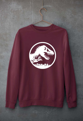 Jurassic World Unisex Sweatshirt for Men/Women-Maroon-Ektarfa.online