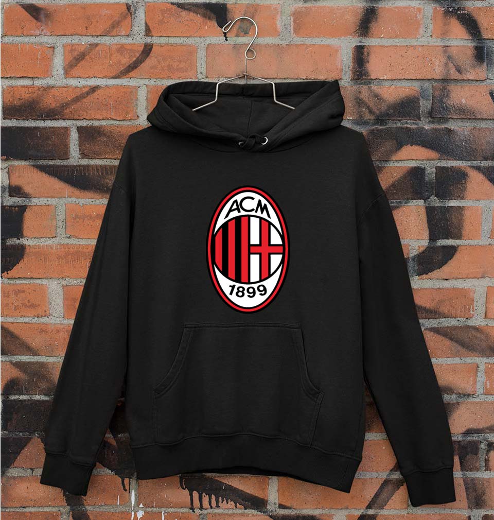A.C. Milan Unisex Hoodie for Men/Women-Black-Ektarfa.online