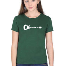 Load image into Gallery viewer, Charvel Guitar T-Shirt for Women-Dark Green-Ektarfa.online
