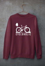 Load image into Gallery viewer, Cycloholic Unisex Sweatshirt for Men/Women-Maroon-Ektarfa.online
