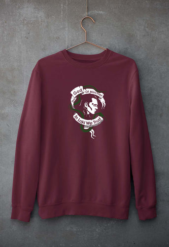 Loki Sweatshirt for Men/Women-Maroon-Ektarfa.online
